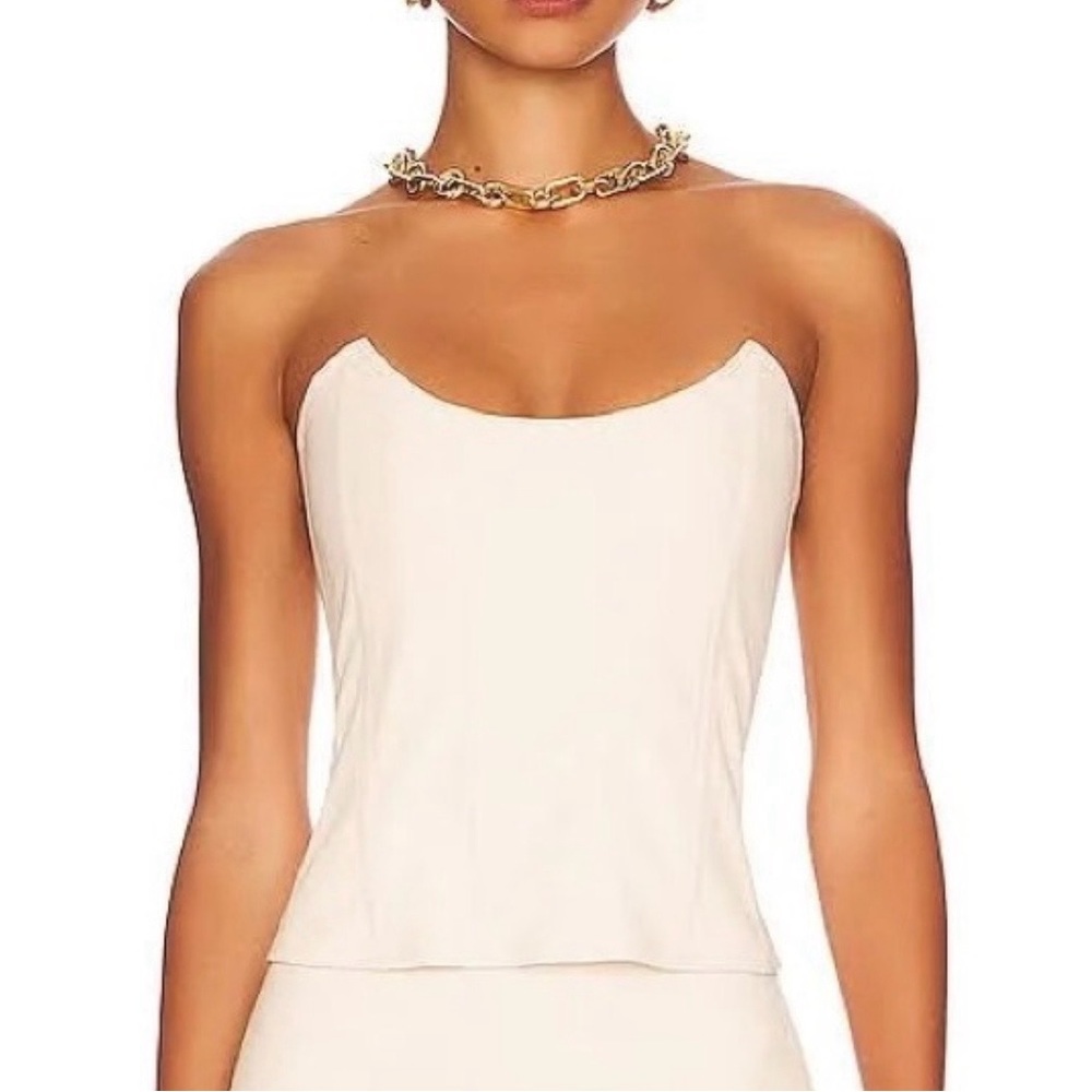 Miaou Leia Faux Leather Corset